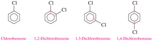 Chlorobenzene and dichlorobenzene derivatives