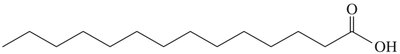 Stearic acid structure