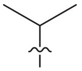 Ball-and-stick model of branched alkane