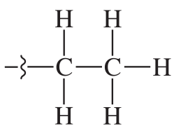 Ball-and-stick model of branched alkane