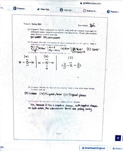 Lewis structures and molecular geometry