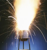 Thermite reaction used in welding