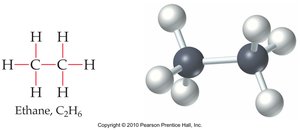Ethane: Covalent bonding in organic molecules