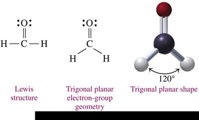 H2CO trigonal planar geometry