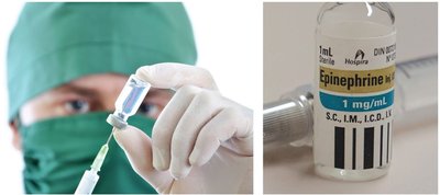 Medication vial showing labeled concentration