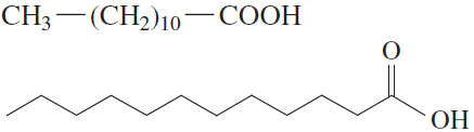 Lauric acid structure