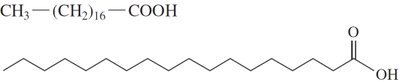 Stearic acid structure