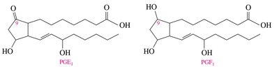 Prostaglandin structures