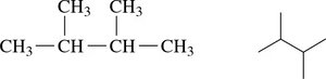 Final condensed formula for 2,3-dimethylbutane