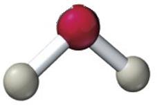 Water molecule structure