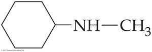 Structure of N-methylcyclohexylamine