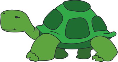 Turtle representing slow reaction