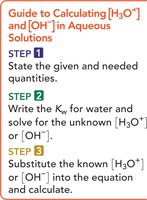 Guide to calculating [H3O+] and [OH-]