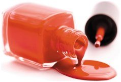 Ethyl acetate as a solvent in nail polish