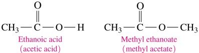 Esterification: conversion of acetic acid to methyl acetate