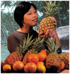 Fruits containing esters responsible for aroma and flavor