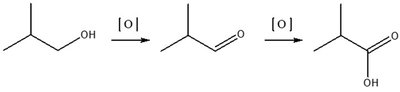 Oxidation of alcohol to carboxylic acid