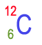 Isotope notation for carbon-12