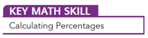 Key math skill: Calculating percentages