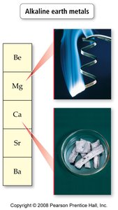Alkaline earth metals