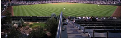 Stadium analogy for atomic nucleus size