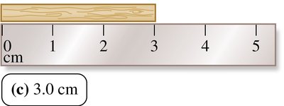 Measuring length to 3.0 cm