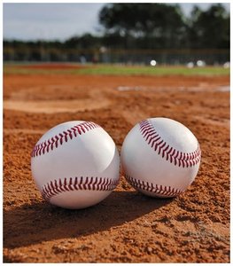 Two baseballs representing an exact number