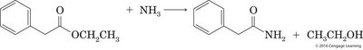 Formation of an amide from an ester and ammonia