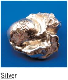 Aluminum shavings representing the element aluminum (Al)