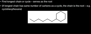 Chain vs cycle rule