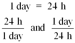 Unit conversion calculation for time