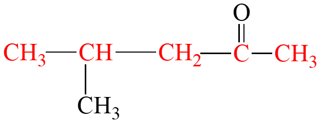 Numbering the chain for ketone naming