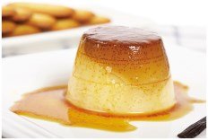 Caramelized sugar on flan (chemical change)