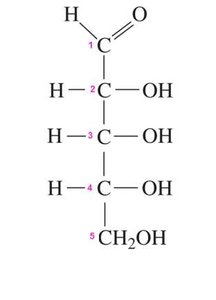 Aldohexose structure
