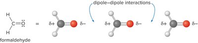Dipole-dipole interactions in formaldehyde