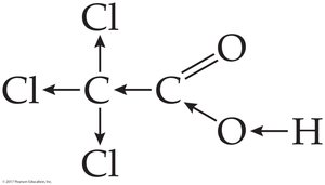 Trichloroacetic acid structure