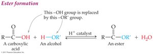 Ester formation reaction