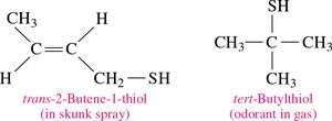 Examples of thiols