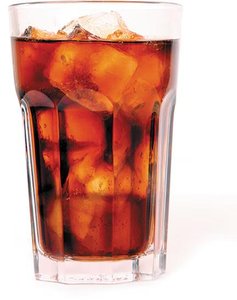 Soft drink containing acids