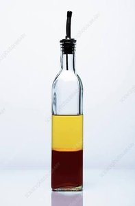 Heterogeneous mixture: ice in water