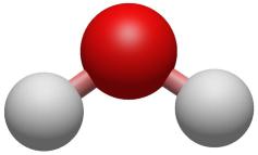 Molecule model: alternating atoms