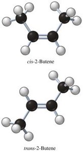 Cis and trans 2-butene