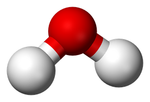 Water molecule (H2O) structure