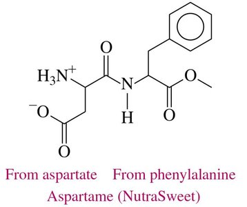 Aspartame structure