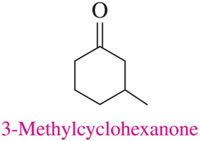 Structure of 3-methylcyclohexanone
