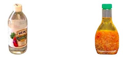 Homogeneous mixture: vinegar