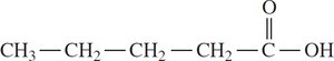 Pentanoic acid structure