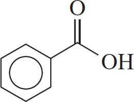 Benzoic acid structure