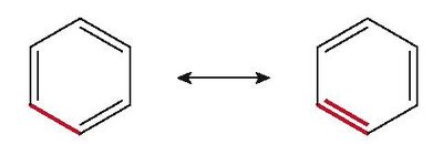 Resonance structures of benzene
