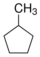 Structure of methylcyclopentane